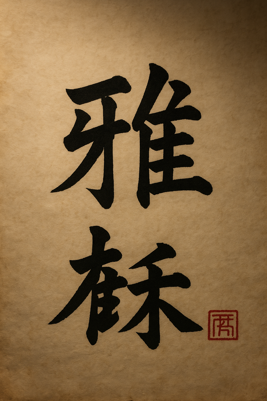 作品「雅」