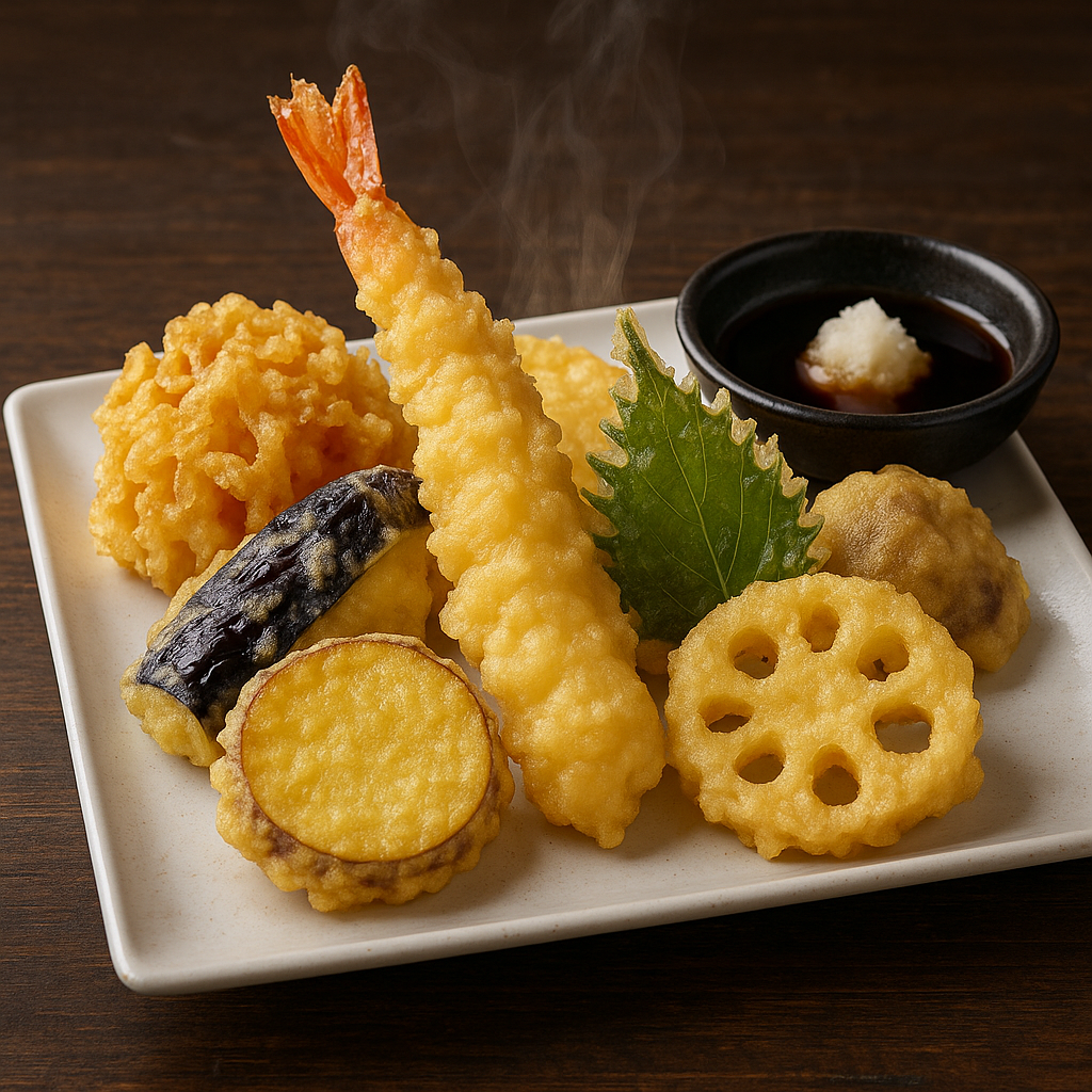 旬野菜の天ぷら盛り合わせ
