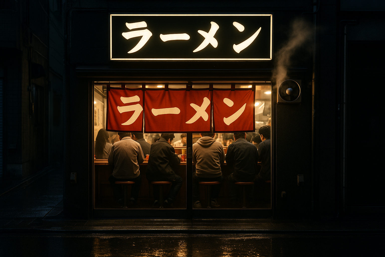 渋谷店の夜の外観