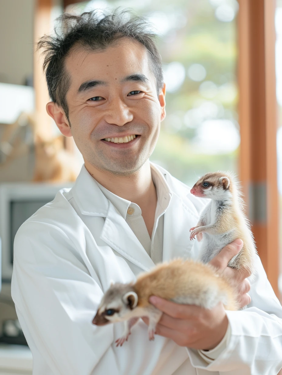 獣医師 岡本 拓也